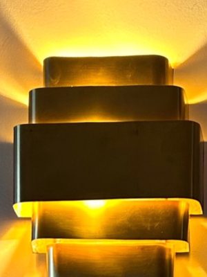 Applique en laiton brossé rectangulaire