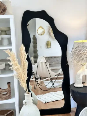 Miroir Collection Tadelakt noir
