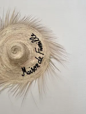 Chapeaux de paille berbère "Maison de famille" 50/60 cm
