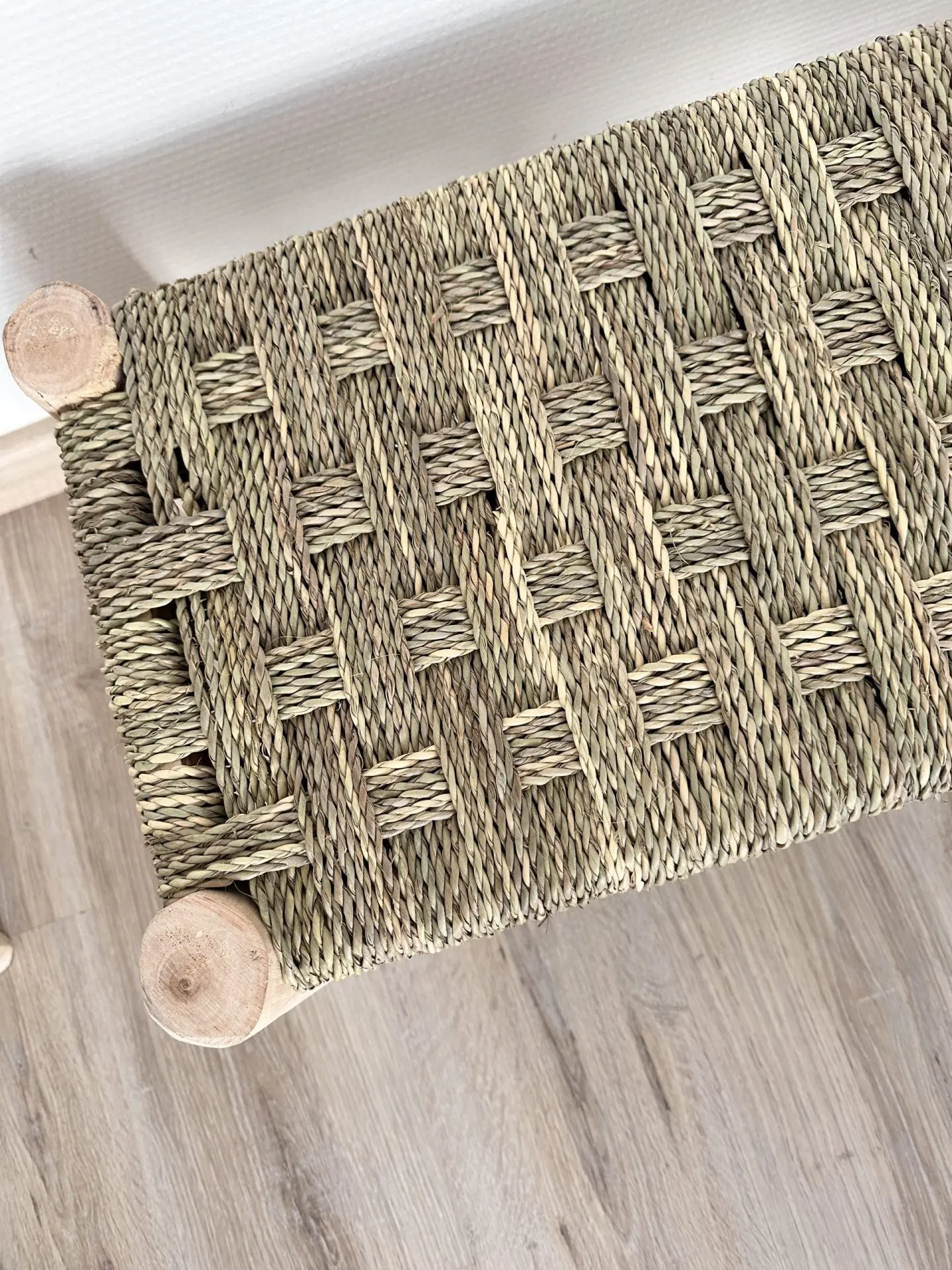 Banc enfant en bois naturel 60 cm – Image 3