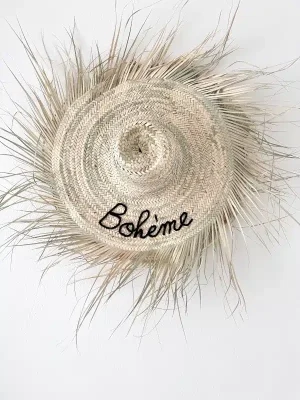 Chapeaux de paille berbère 50/60 cm     "Bohème"