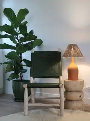 Fauteuil Lounge Maroc Kaki