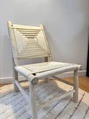 Fauteuil Lounge Maroc Beige
