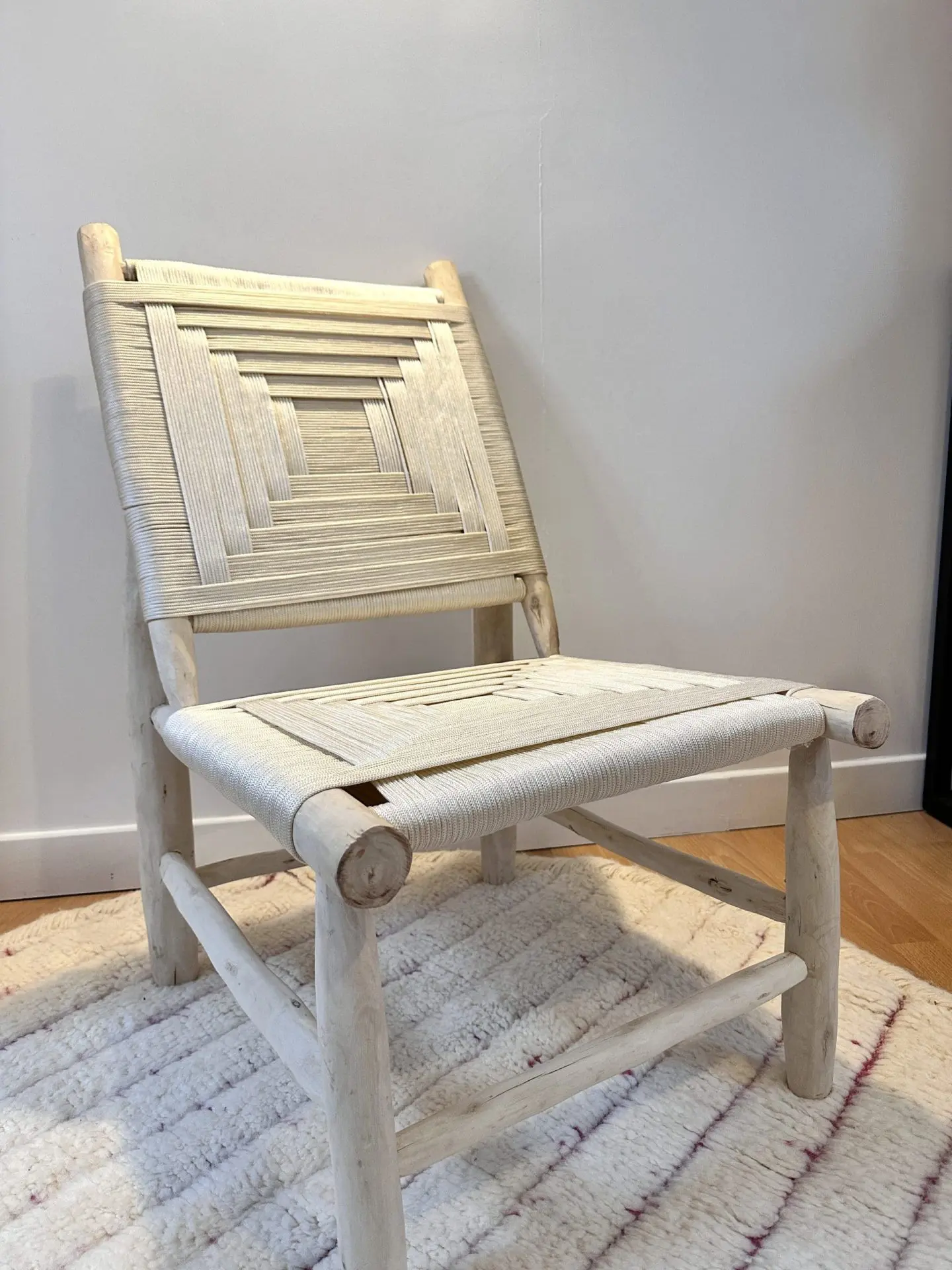 Fauteuil Lounge Maroc Beige