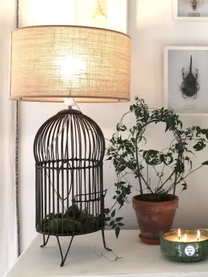 Luminaire lampe Cage Marocaine- Création unique