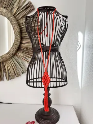 Collier Bohème Marrakech en fil de soie