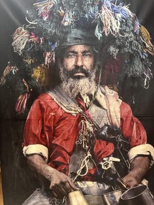 Affiche Berbère velours Guerab (vendeur d'eau)