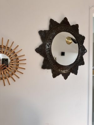 Miroir Etoile Fer forgé ciselé Maroc
